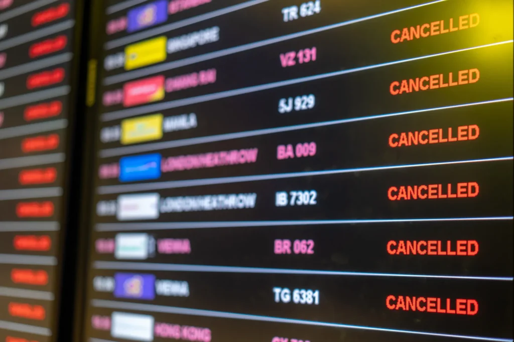 Manage Volaris Cancelled Flight Status